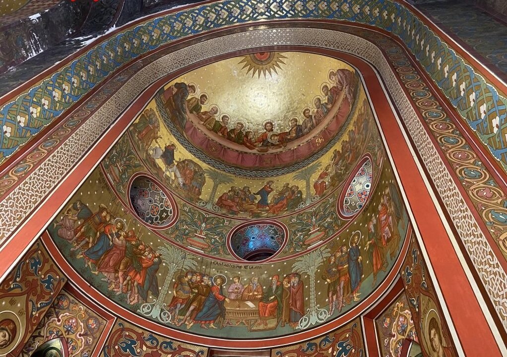 Curtea de Arges Cathedral interior decorations